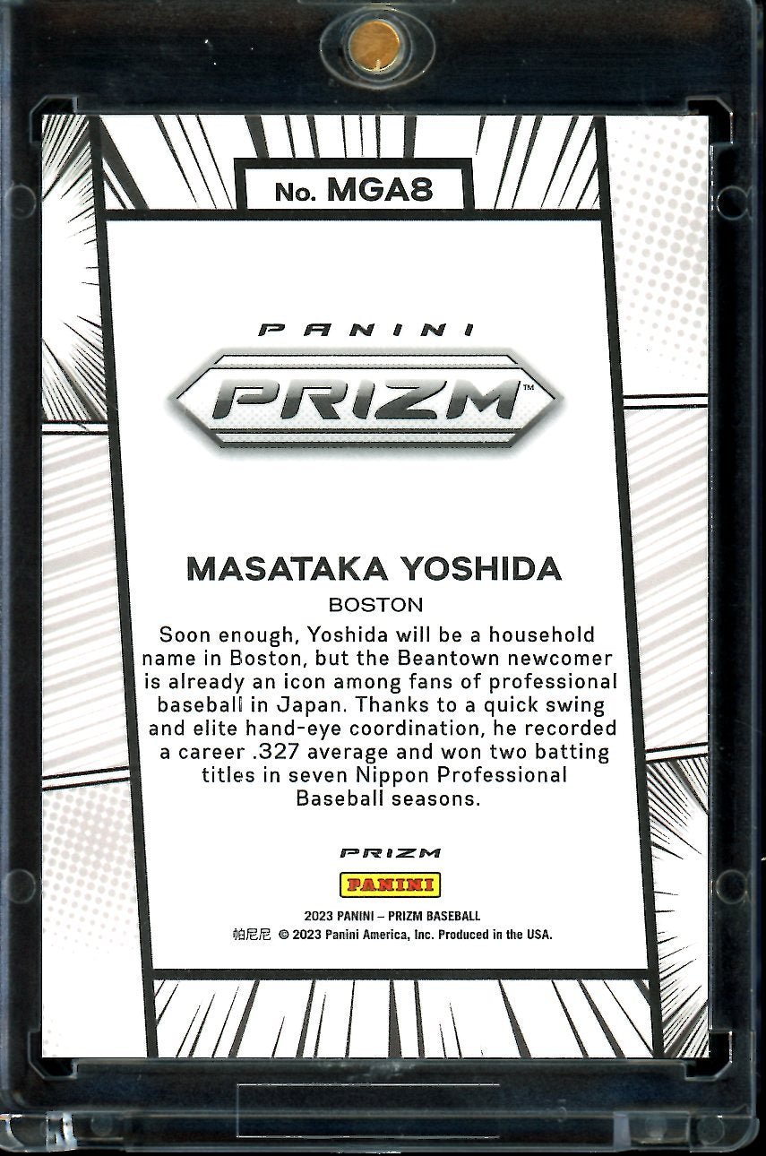 2023 Panini Prizm Masataka Yoshida Rookie Manga SSP Red Sox