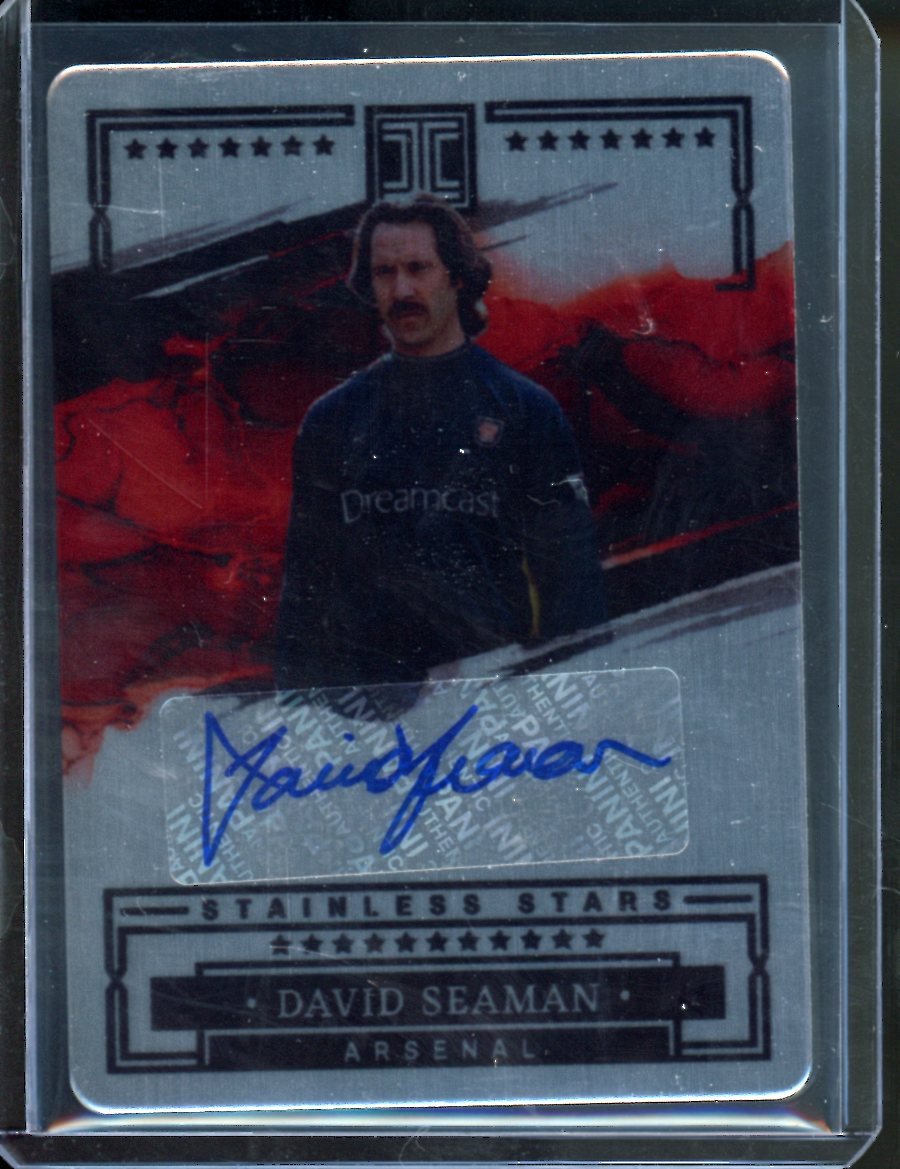 2022/23 Panini Impeccable David Seaman Stainless Stars Auto /25 Arsenal