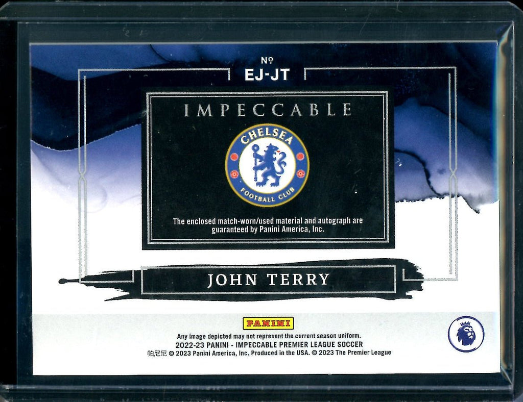 2022/23 Panini Impeccable John Terry Elegance Patch Auto /49 Chelsea