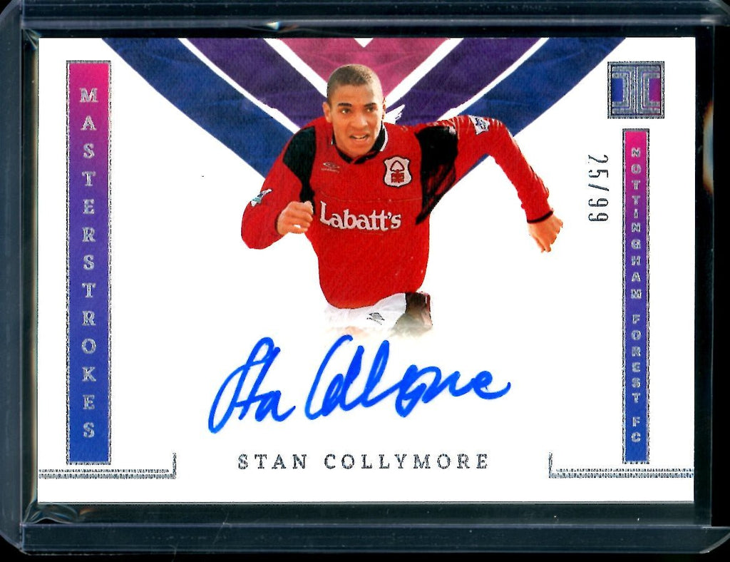 2022/23 Panini Impeccable Stan Collymore Masterstrokes Auto /99 Nottingham Forest