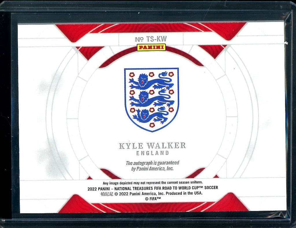2022 Panini National Treasures Kyle Walker Timeless Talents Auto /49 England