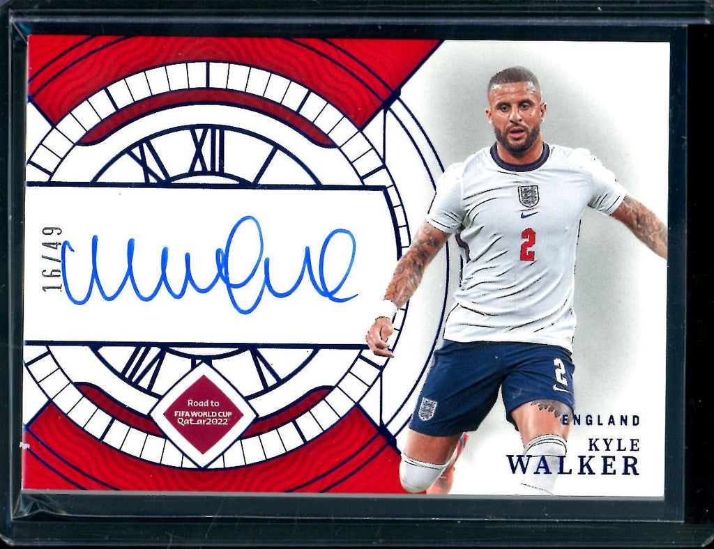2022 Panini National Treasures Kyle Walker Timeless Talents Auto /49 England
