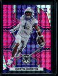 2023 Panini Mosaic Quentin Johnston Rookie Pink /25 TCU