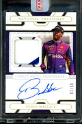 2022 Panini National Treasures Bubba Wallace Patch Auto /10 NASCAR