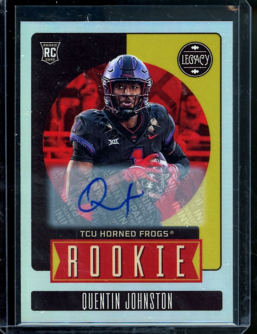 2023 Panini Legacy Quentin Johnson Rookie Auto Chargers