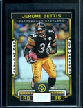 2023 Panini Score Jerome Bettis Gem Masters Black 1/1 Steelers