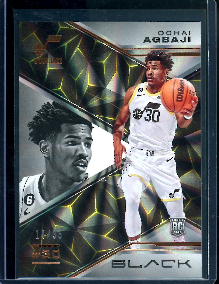 2022/23 Panini Black Ochai Agbaji Rookie Copper /35 Jazz