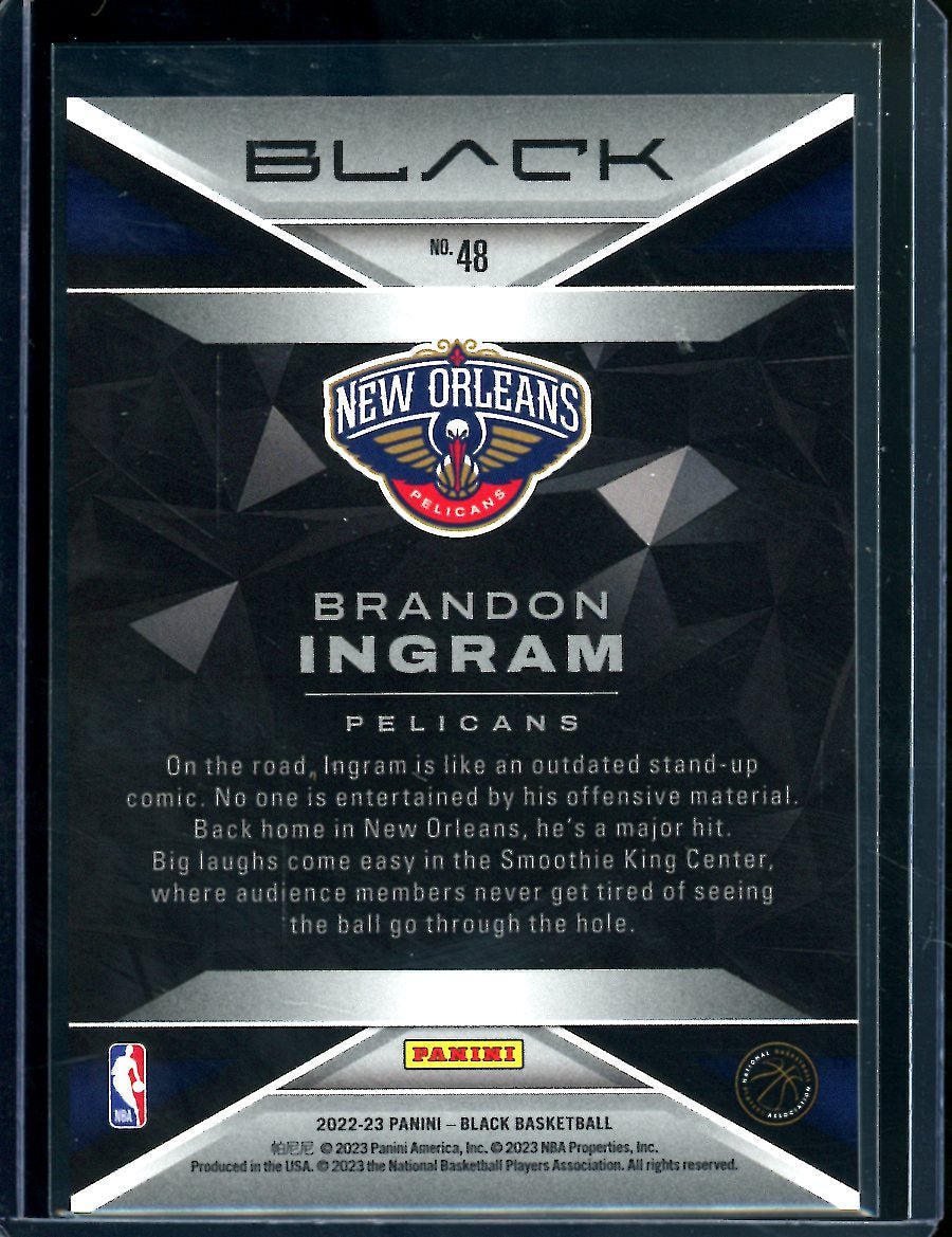 2022/23 Panini Black Brandon Ingram Gold /25 Pelicans