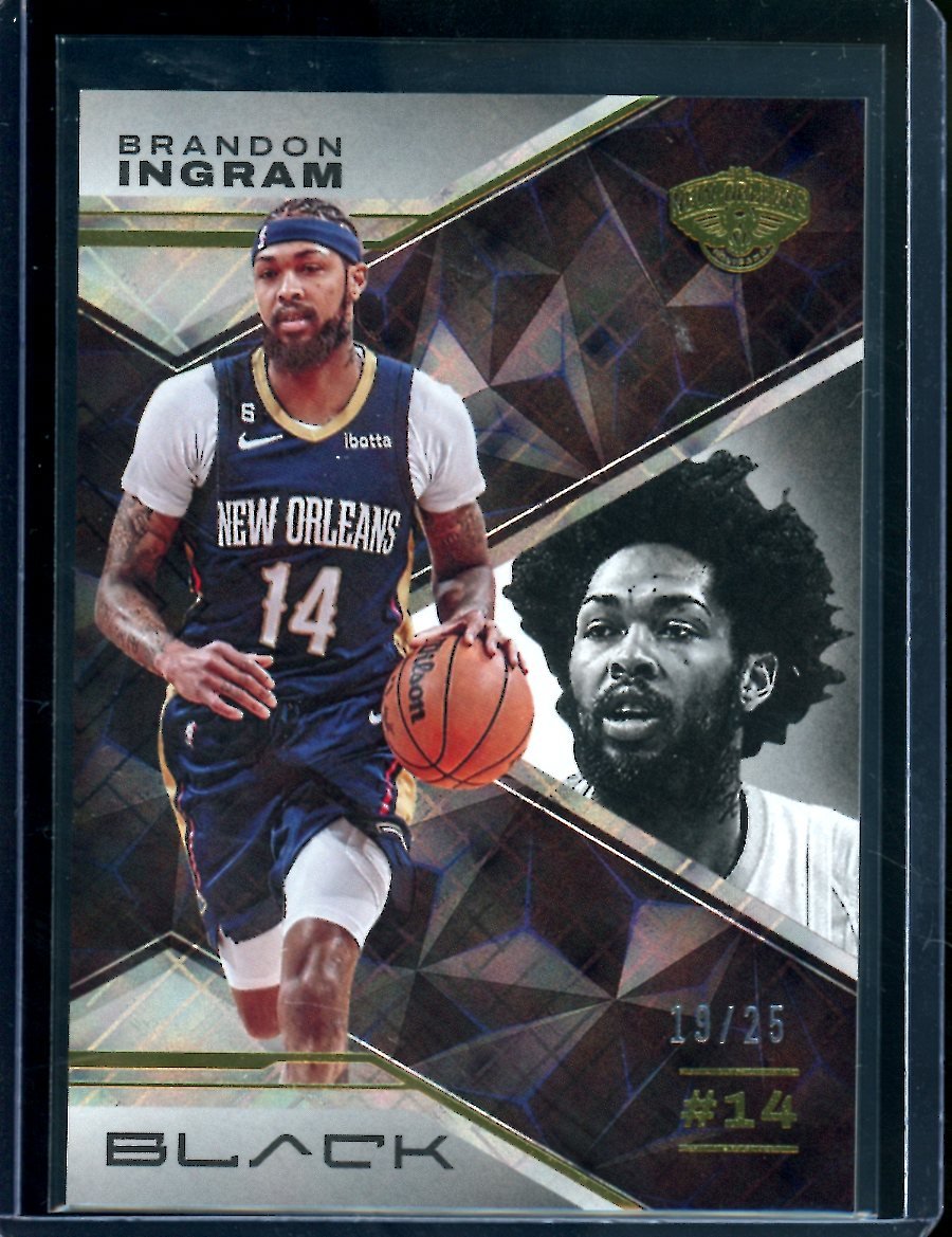 2022/23 Panini Black Brandon Ingram Gold /25 Pelicans