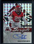 2023 Panini Mosaic Draft Picks Christopher Smith Auto Raiders