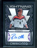 2022-23 Panini Obsidian Karl-Heinz Riedle Lightning Strike Auto /50 Germany