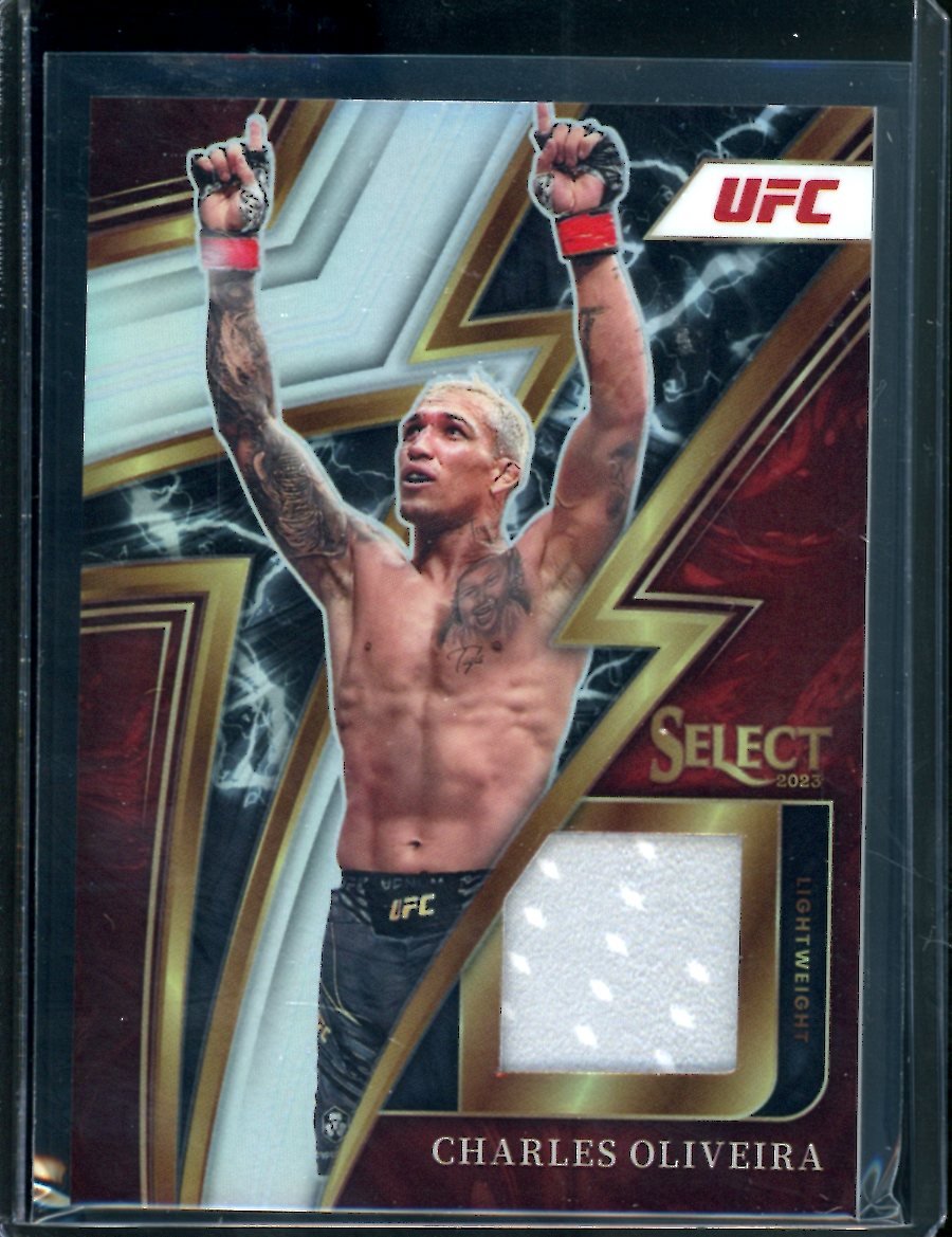 2023 Panini Select Charles Oliveira Sparks Patch UFC