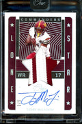 2022 Panini One Terry McLaurin Lone Star Patch Auto /5 Commanders