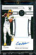 2022 Panini National Treasures Christian Watson Rookie "True" RPA /99 Packers