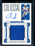 2022 Panini National Treasures Amon-Ra St. Brown Colossal Patch Auto /49 Lions