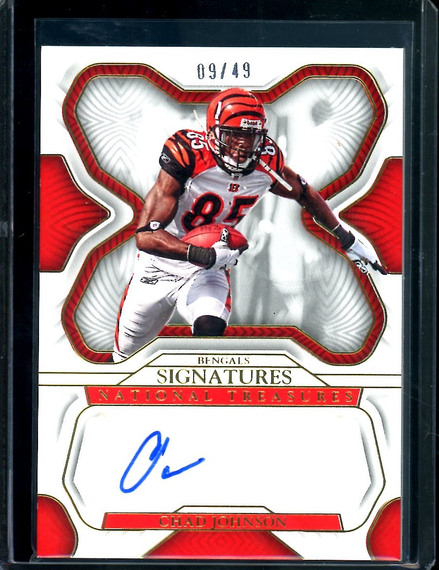 2022 Panini National Treasures Chad Johnson Auto /49 Bengals