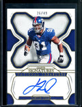 2022 Panini National Treasures Justin Tuck Auto /49 Giants