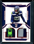2022 Panini National Treasures Tariq Woolen Rookie Patch /27 Seahawks