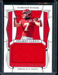 2022 Panini National Treasures Harrison Butker Framed Fabric Patch /49 Chiefs