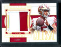 2022 Panini National Treasures Trey Lance Colossal Patch Gold /10 49ers