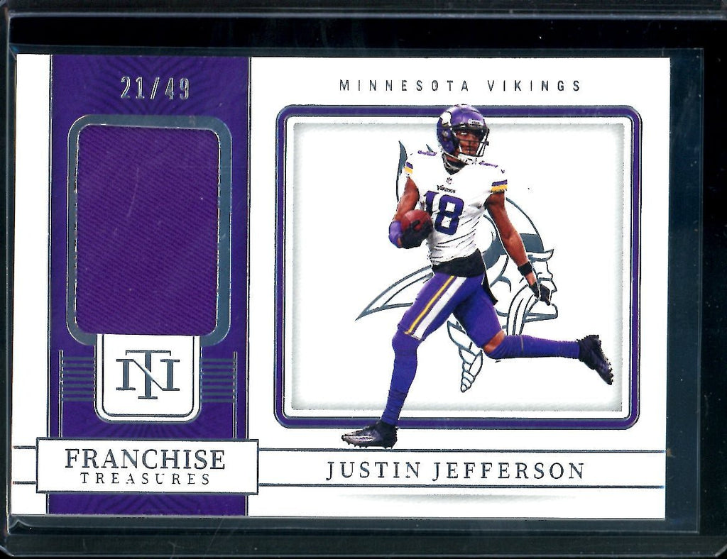 2022 Panini National Treasures Justin Jefferson Franchise Treasures Patch /49 Vikings