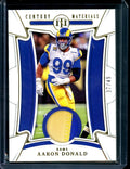 2022 Panini National Treasures Aaron Donald Century Materials Patch /49 Rams