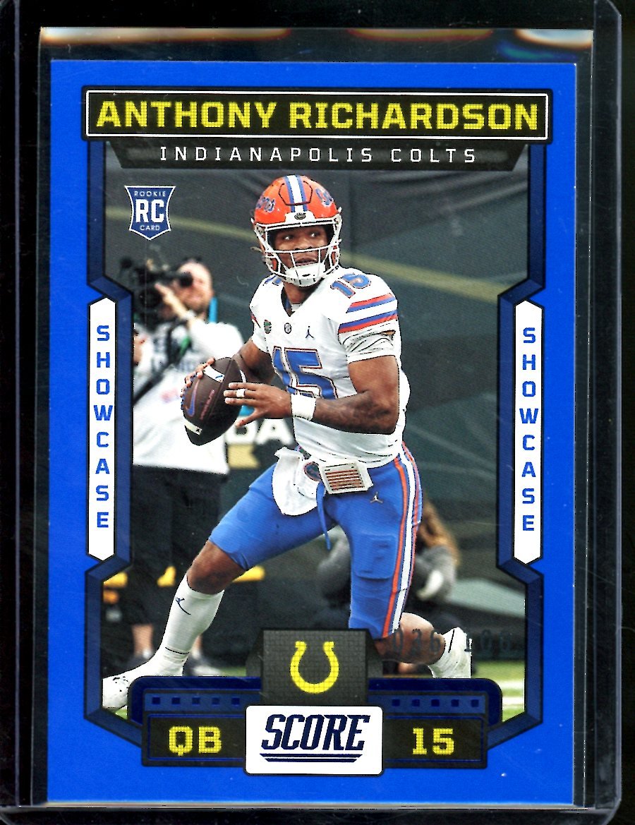 2023 Panini Score Anthony Richardson Rookie Blue /100 Colts