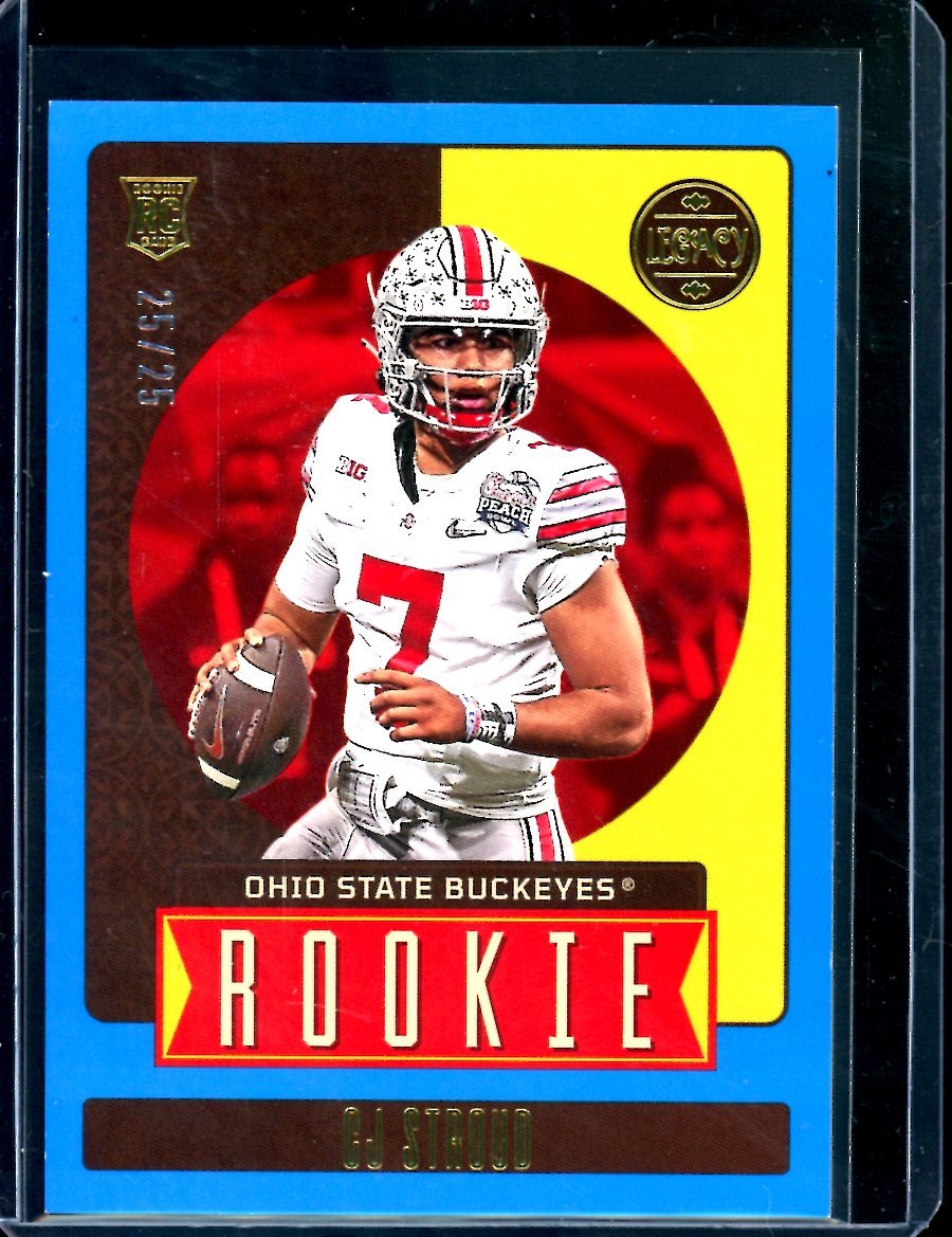 2023 Panini Legacy CJ Stroud Rookie Blue /25 Texans
