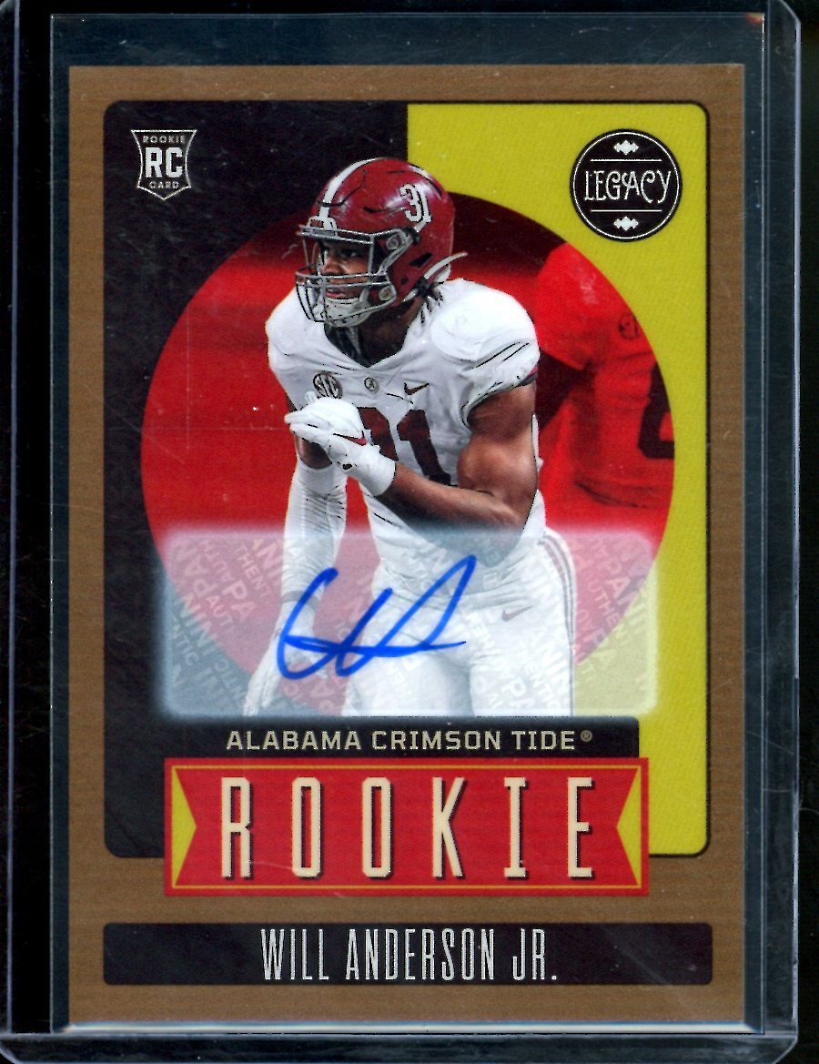 2023 Panini Legacy Will Anderson Jr. Rookie Auto /100 Texans