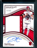 2023 Panini Immaculate Collegiate Jake Haener Rookie RPA Red /65 Fresno State