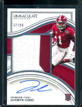 2023 Panini Immaculate Collegiate Jahmyr Gibbs Rookie RPA /99 Alabama