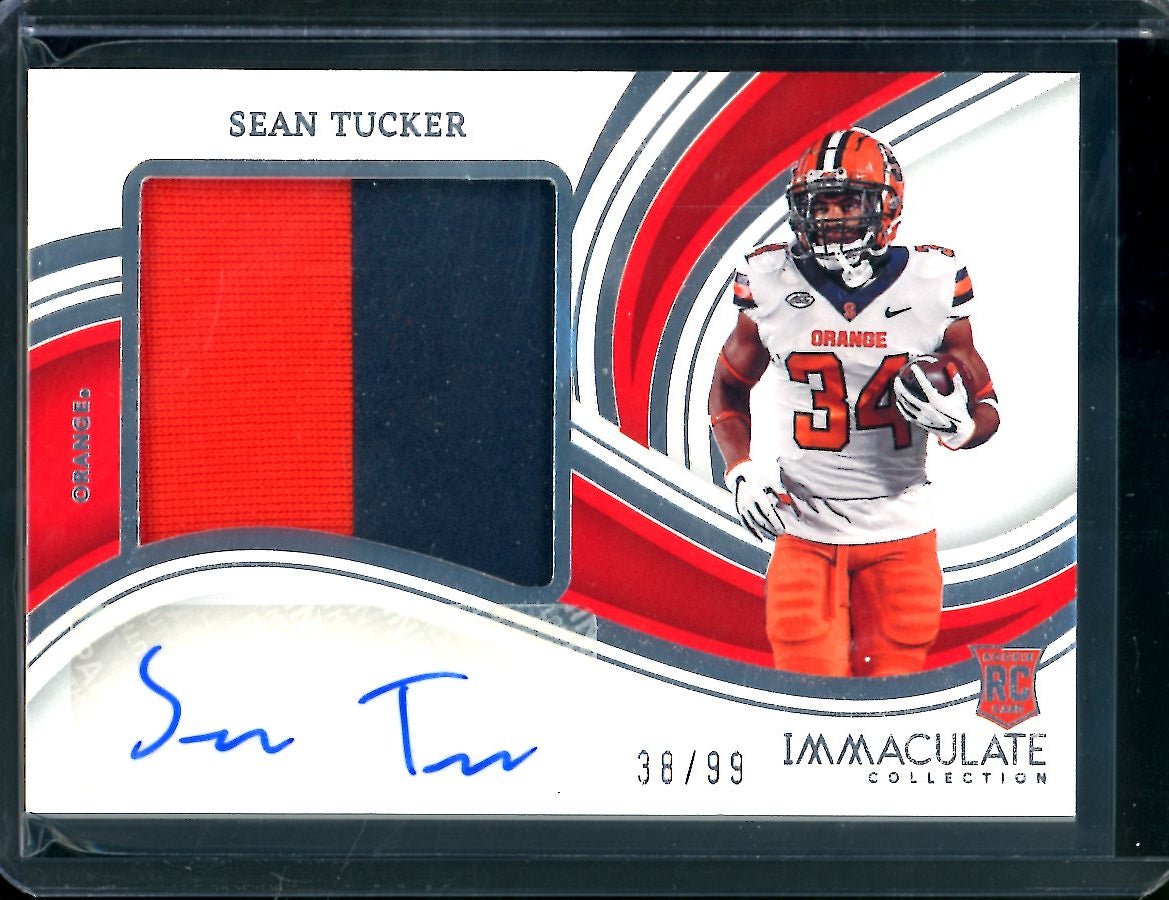 2023 Panini Immaculate Collegiate Sean Tucker Rookie RPA /99 Syracuse