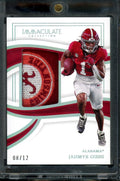 2023 Panini Immaculate Collegiate Jahmyr Gibbs Rookie Jumbo Patch /12 Alabama