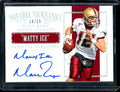 2015 Panini National Treasures Collegiate Matt Ryan Notable Nicknames Auto /25 Boston College