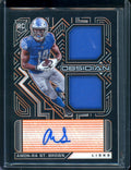2021 Panini Obsidian Amon-Ra St. Brown Rookie RPA /99 Lions