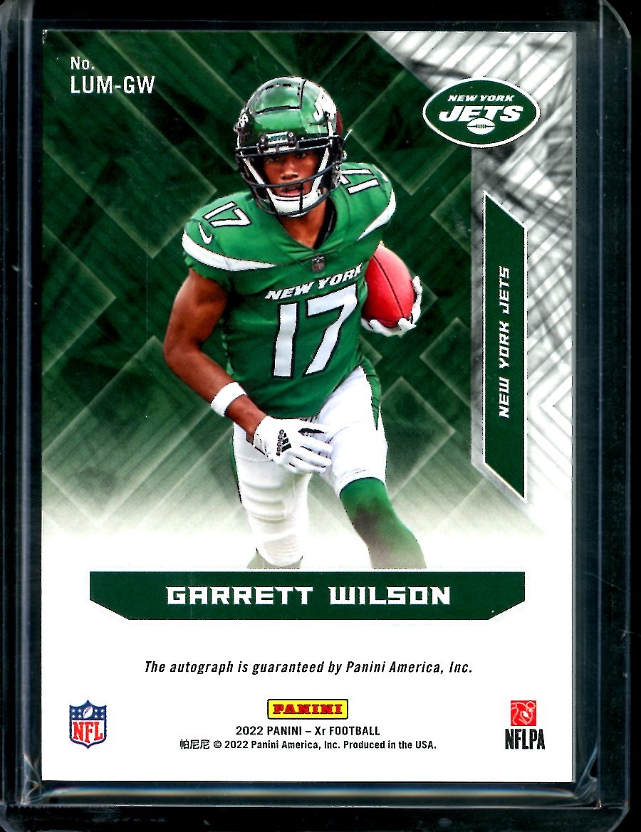 2022 Panini XR Garrett Wilson Rookie Auto /49 Jets