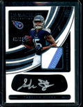 2022 Panini Immaculate Treylon Burks Rookie Eye Black RPA /99 Titans