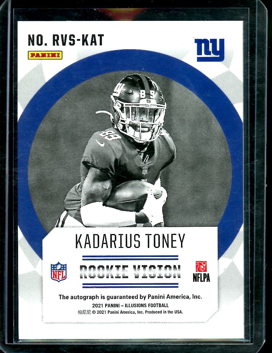 2021 Panini Illusions Kadarius Toney Rookie Auto /99 Chiefs