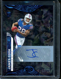 2022 Panini Illusions James Cook Rookie Auto Black Ice /25 Bills