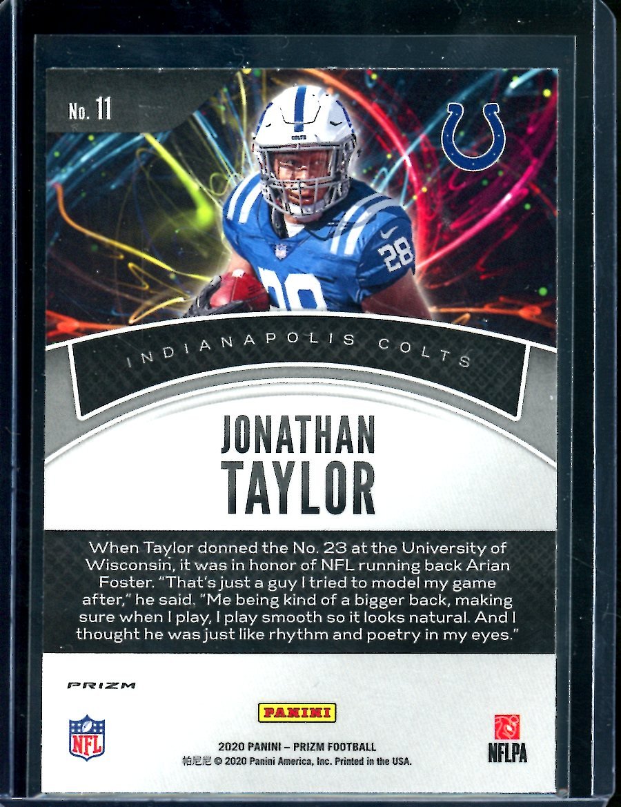 2020 Panini Prizm Jonathan Taylor Rookie Illumination SSP Colts