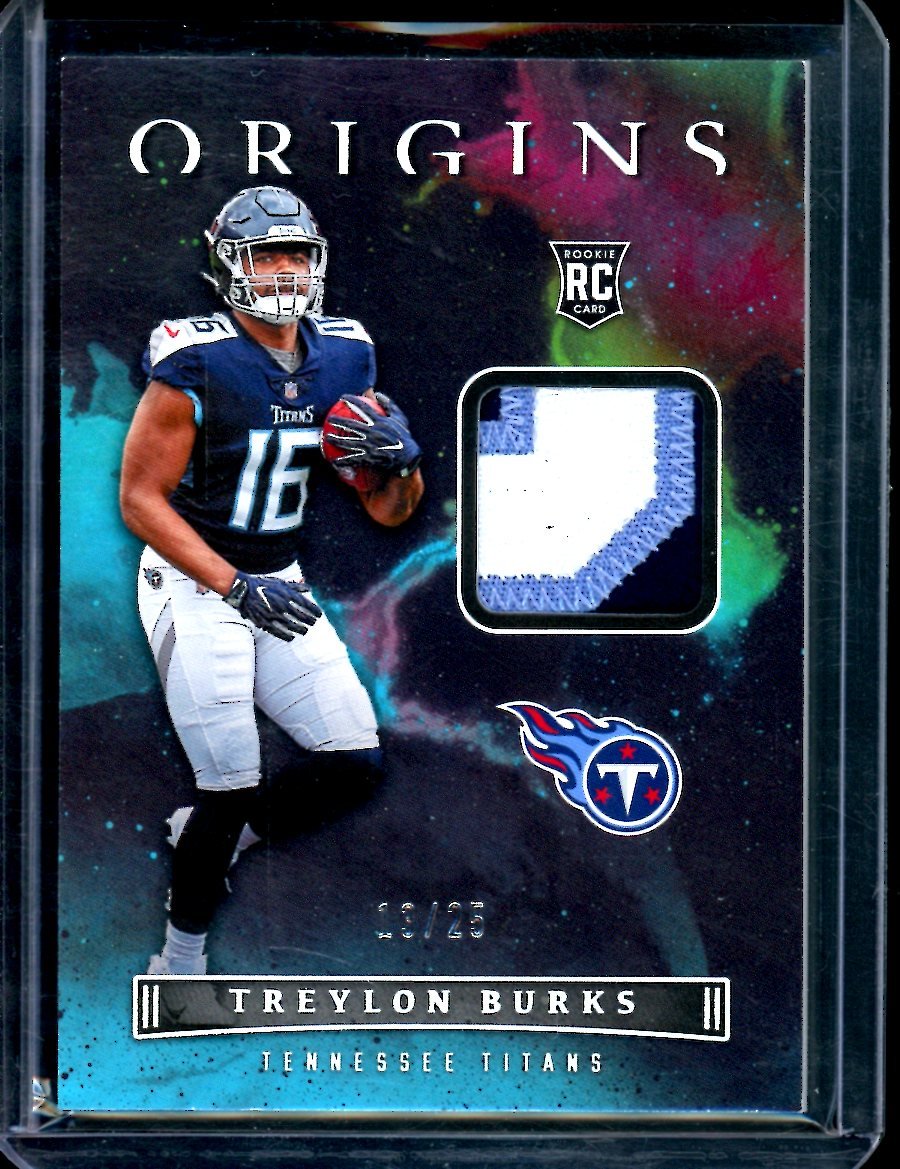 2022 Panini Origins Treylon Burks Rookie Patch /25 Titans