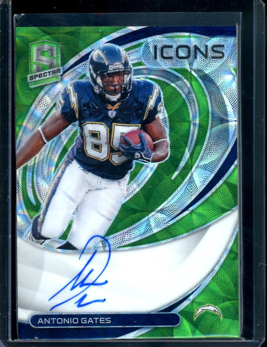 2022 Panini Spectra Antonio Gates Icons Auto /35 Chargers