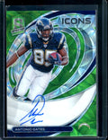 2022 Panini Spectra Antonio Gates Icons Auto /35 Chargers