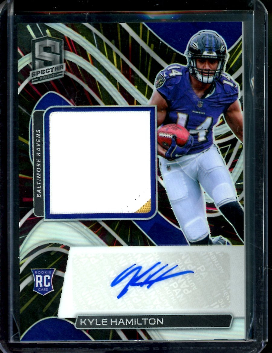2022 Panini Spectra Kyle Hamilton Rookie RPA /75 Ravens
