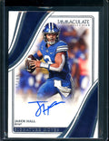 2023 Panini Immaculate Collgeiate Jaren Hall Signature Moves Auto /99 Vikings