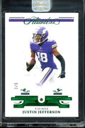 2021 Panini Flawless Justin Jefferson Emerald /5 Vikings