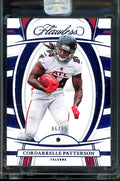 2022 Panini Flawless Cordarrelle Patterson Sapphire /15 Falcons