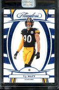 2022 Panini Flawless T.J. Watt Aquamarine FOTL /2 Steelers