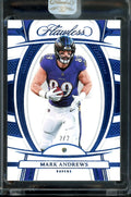 2022 Panini Flawless Mark Andrews Aquamarine FOTL /2 Ravens