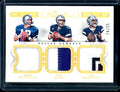 2022 Panini Flawless Roger Staubach/Tony Romo/Dak Prescott Triple Patch Gold /25 Cowboys